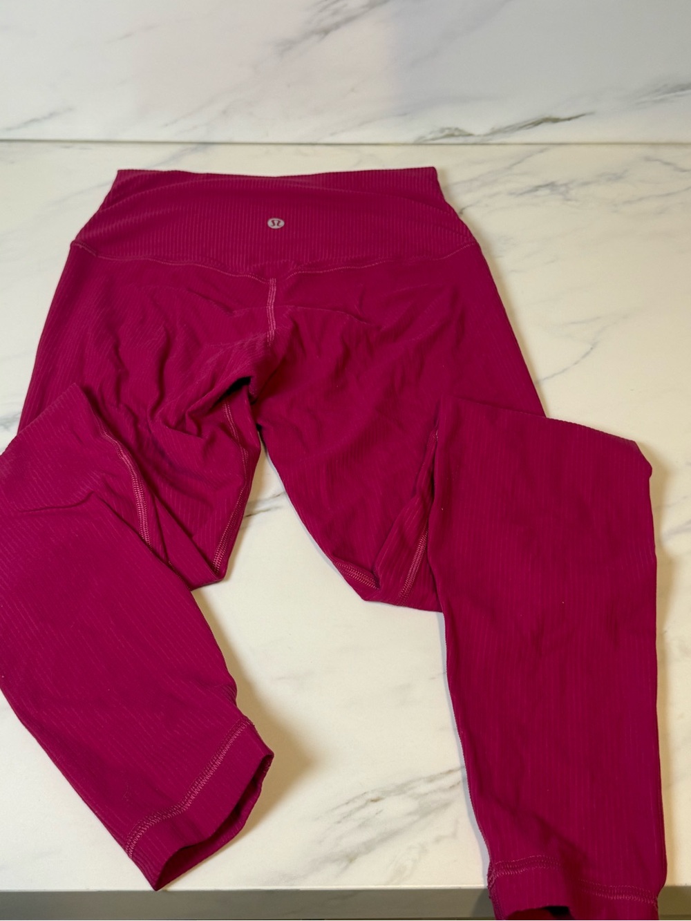 Lululemon ribbed align pink leggings